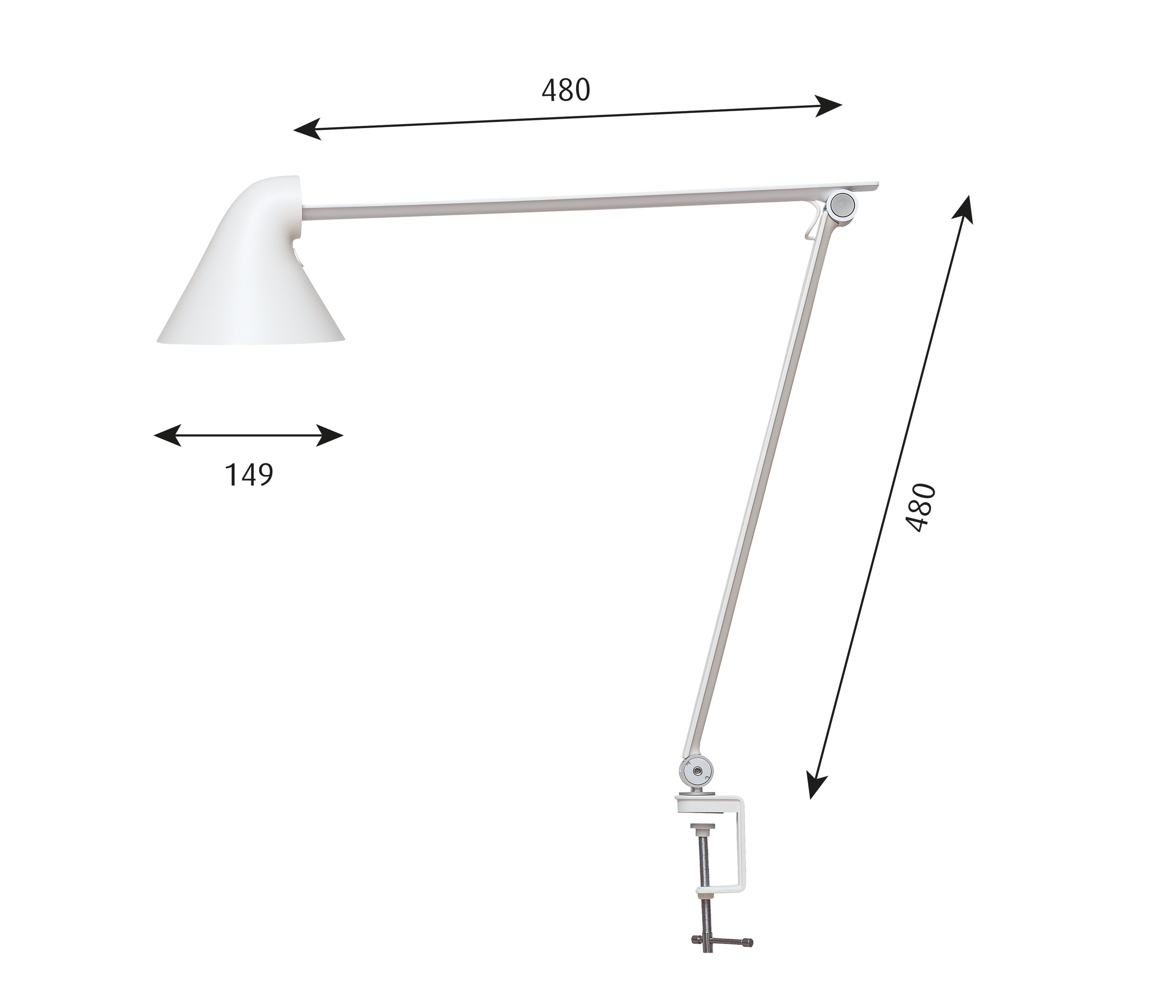 Louis Poulsen NJP Tischleuchte LED