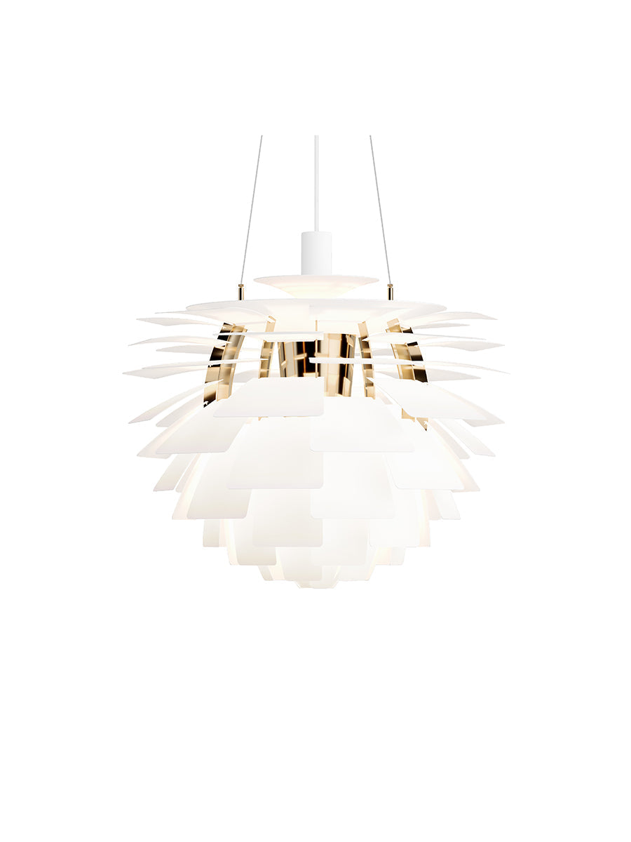 PH Artichoke Soft White/Brass von Louis Poulsen
