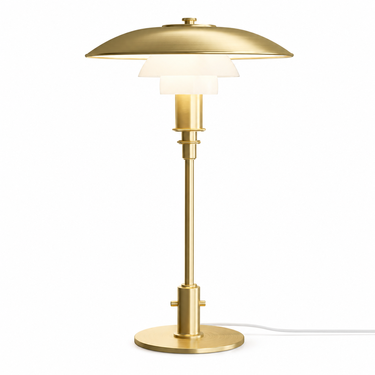 PH 3/2 Tischleuchte Messing/Opalglas 2022 Limited Edition von Louis Poulsen
